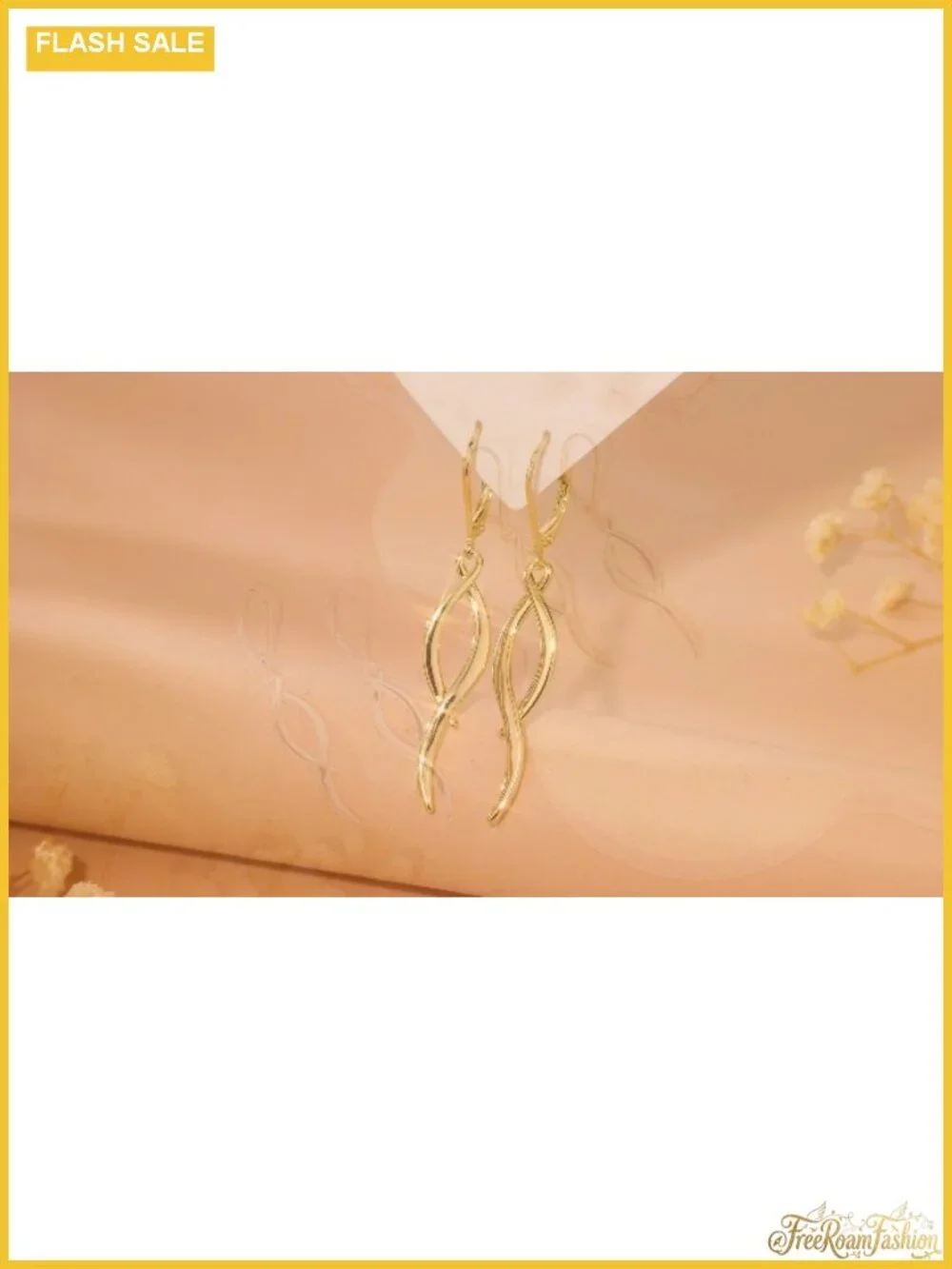 Sterling Silver Twisted Tassel Dangle Earrings Leverback Drop